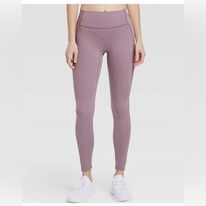 NWT All in Motion Side Pocket Contour high-rise Leggings Dusty Purple
